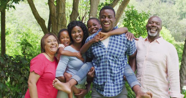 Multi-Generational African American Family Enjoying Outdoor Time Together - Download Free Stock Images Pikwizard.com