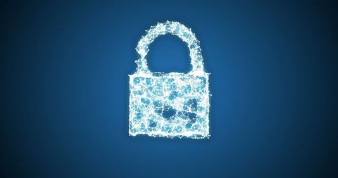 Digital Padlock Symbolizing Cybersecurity Protection - Download Free Stock Images Pikwizard.com