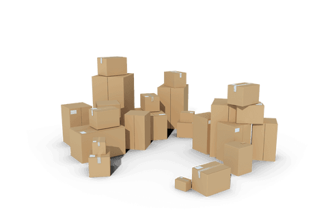 stack of cardboard boxes with transparent background for logistics use - Download Free Stock Videos Pikwizard.com
