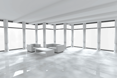 Transparent Modern Lounge with Sleek Furniture and Sunlit Ambiance - Download Free Stock Videos Pikwizard.com