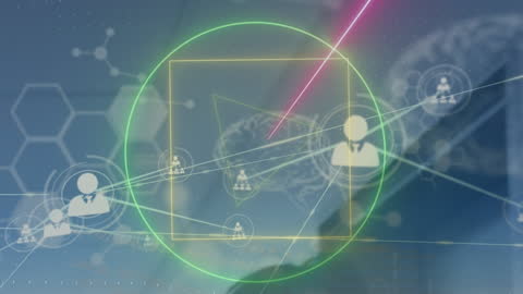 Abstract Representation of Global Networking Technology