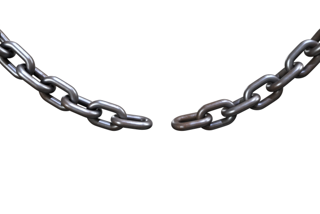 3D Closeup of Broken Chain Link on Transparent Background - Download Free Stock Videos Pikwizard.com