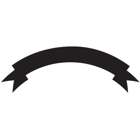 Black Ribbon Banner with Copy Space on Transparent Background - Download Free Stock Videos Pikwizard.com