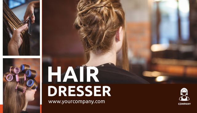 Professional Hairdressing Services and Workshops Advertisement Template - Download Free Stock Templates Pikwizard.com