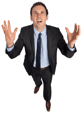 Caucasian Businessman Gesture on Transparent Background - Download Free Stock Videos Pikwizard.com