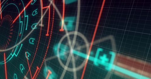 futuristic data processing in digital space - Download Free Stock Images Pikwizard.com