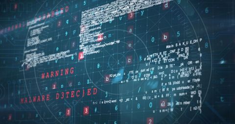 Cyber Attack Detection with Malware Warning - Download Free Stock Images Pikwizard.com