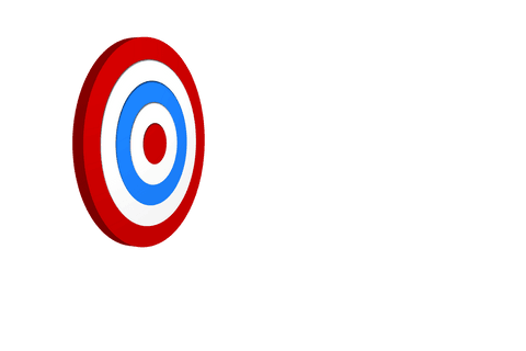 Transparent Target Graphic Fitness Concept With Copy Space - Download Free Stock Videos Pikwizard.com