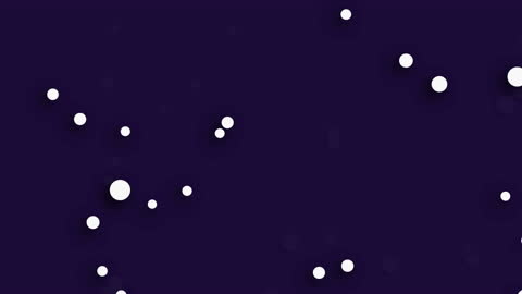 Abstract White Circles on Deep Blue Background