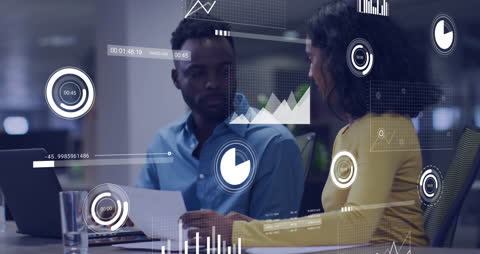 Data Analysis with Digital Graphics in Modern Office