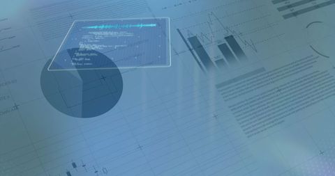 Digital Interface with Financial Analytics and Data Processing - Download Free Stock Images Pikwizard.com