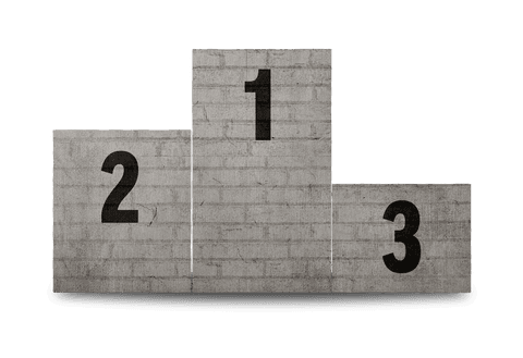 concrete winners podium with transparent numbers - Download Free Stock Videos Pikwizard.com