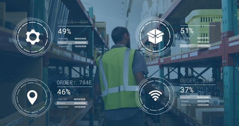 Warehouse Worker Enhancing Logistics Through Data-Driven Inventory Management