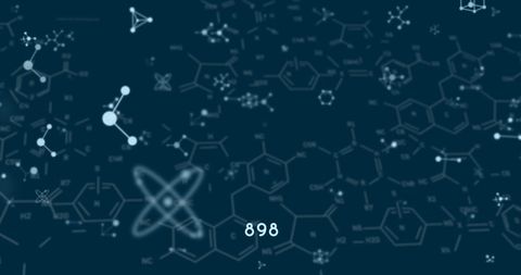 Abstract Digital Molecular Chemistry Background - Download Free Stock Images Pikwizard.com