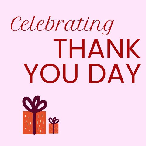 Celebrating Thank You Day with Gift Icons and Festive Typography - Download Free Stock Templates Pikwizard.com