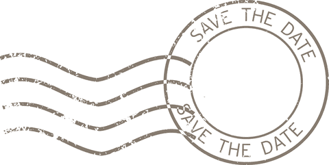 vintage save the date postmark with transparent background - Download Free Stock Videos Pikwizard.com