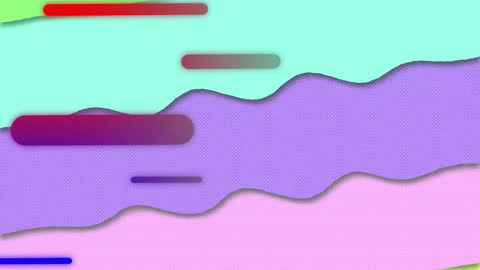 Colorful Abstract Layered Shapes Moving Animation