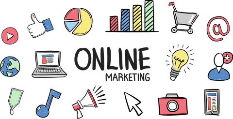 Digital Online Marketing Icons on Transparent Background - Download Free Stock Videos Pikwizard.com