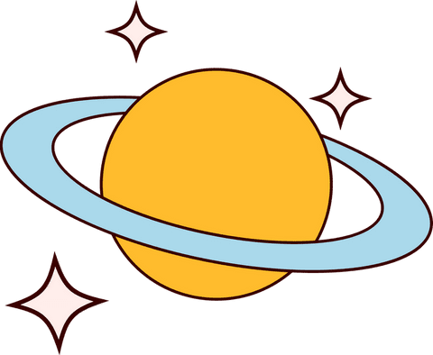 transparent floating golden planet with rings in cosmic design - Download Free Stock Videos Pikwizard.com
