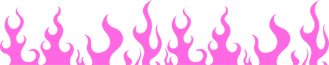 Magenta Flame Icons Forming Decorative Border on Transparent Background - Download Free Stock Videos Pikwizard.com
