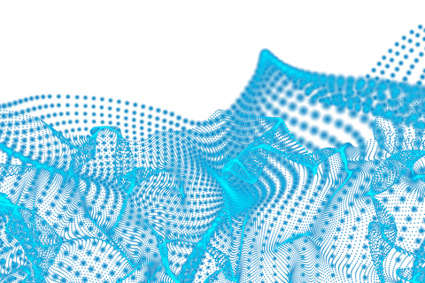 Abstract Digital Blue Waves on Transparent Background - Download Free Stock Videos Pikwizard.com