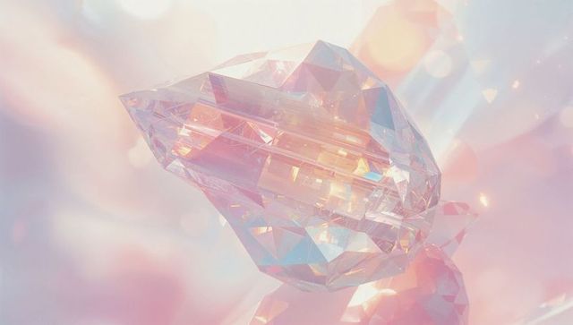 Translucent Crystal Glowing with Illumination and Elegance Flaire