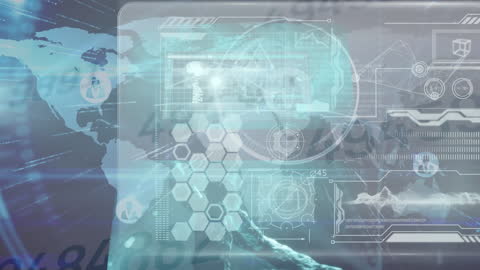 Global Data Processing and Technology Network Visualization