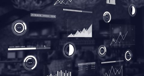 Digital Data Analysis in Coffee Shop Environment - Download Free Stock Images Pikwizard.com