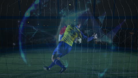 Global Soccer Animation with Futuristic Technology Integration