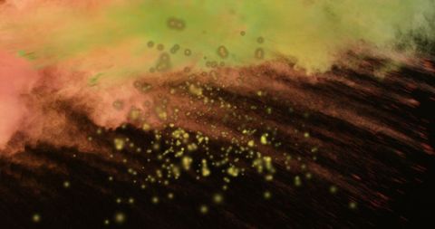 Vibrant Colored Smoke with Light Reactions on Black - Download Free Stock Images Pikwizard.com