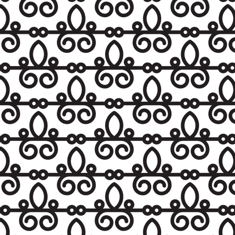 seamless black ornamental pattern transparent background vector - Download Free Stock Videos Pikwizard.com