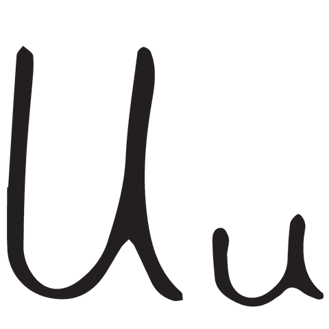 Handwritten U Letter Transparent Background Isolated - Download Free Stock Videos Pikwizard.com