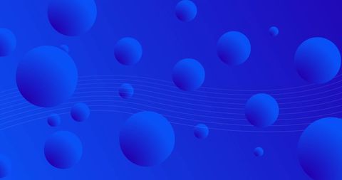 Blue Spheres Modern Abstract Background Design - Download Free Stock Images Pikwizard.com