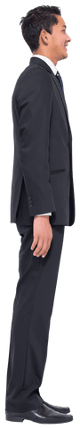 Side Profile Happy Businessman on Transparent Background - Download Free Stock Videos Pikwizard.com
