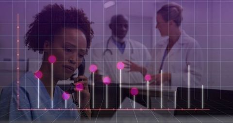 Nurse Communicating with Data Integration in Healthcare Setting