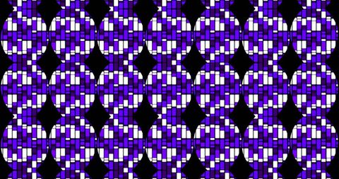 Geometric Abstract Purple Pattern with Circles and Rectangles - Download Free Stock Images Pikwizard.com