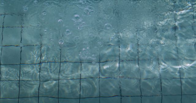 Underwater Pool Scene with Bubbling Water Surface - Download Free Stock Images Pikwizard.com