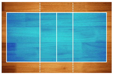 Transparent Volleyball Court on Wood Background Illustration - Download Free Stock Videos Pikwizard.com