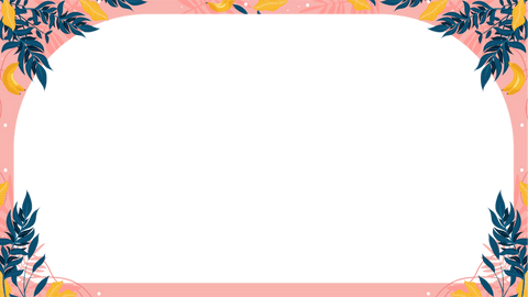 ornamental border with tropical leaves and bananas on transparent background - Download Free Stock Videos Pikwizard.com