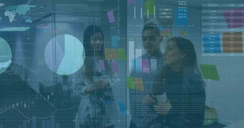 Innovative Team Collaborating on Strategic Business Planning