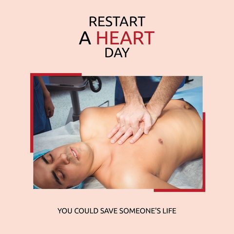 doctor performing cpr during restart a heart day - Download Free Stock Templates Pikwizard.com