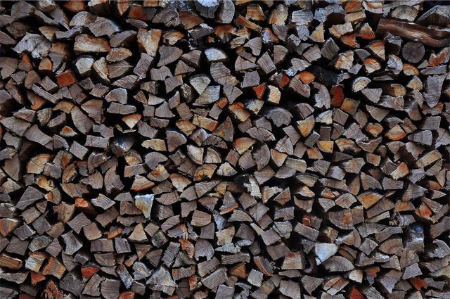 Stacked Firewood Outdoors Showing Natural Texture - Download Free Stock Photos Pikwizard.com