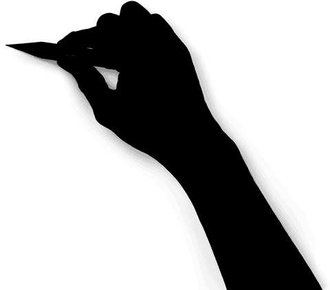 Hand drawing with pencil on transparent background