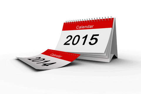 Transparent 2015 Calendar Page with 2014 Page Falling - Download Free Stock Videos Pikwizard.com