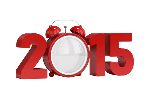 empty clock and red 2015 year on transparent background - Download Free Stock Videos Pikwizard.com
