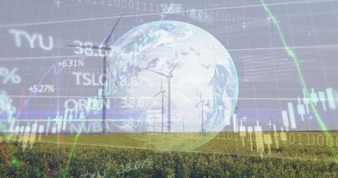 Global data integration over wind turbines field