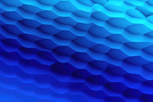 Abstract Geometric Blue Hexagonal Pattern Background - Download Free Stock Images Pikwizard.com