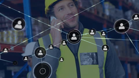 Digital Networking in Industrial Warehouse Setting