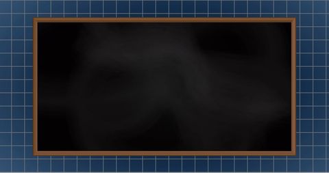 Blackboard game plan concept with blue grid background