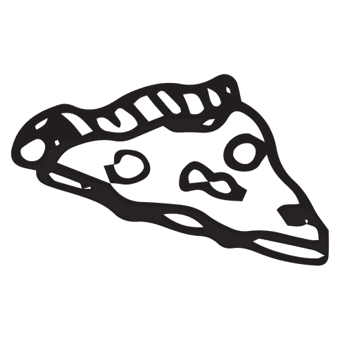 transparent pizza slice illustration with tasty toppings - Download Free Stock Videos Pikwizard.com